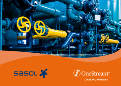 How Sasol is reshaping finance control using models built in OneStream